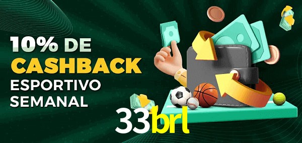 10% de bônus de cashback na 33brl